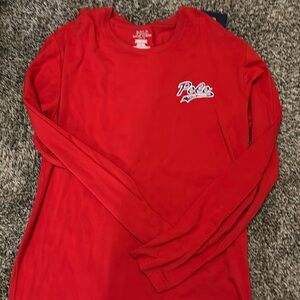 Polo Ralph Lauren Men's Long Sleeve Red Shirt NEW with TAGS